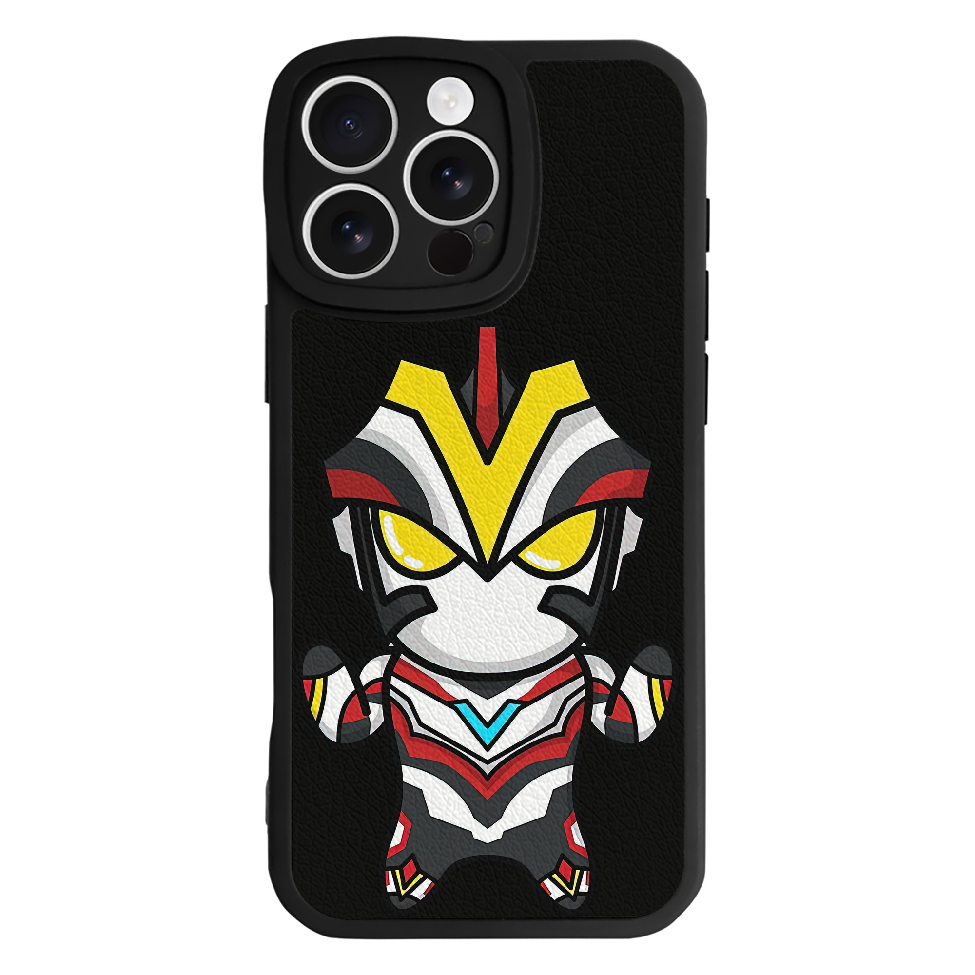 （画像用） ウルトラマン Ultraman 【iPhone 16シリーズ対応】シリコンスマホケース（レザー調） 材質：シリコン
